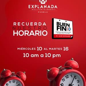 horario Explanada Puebla