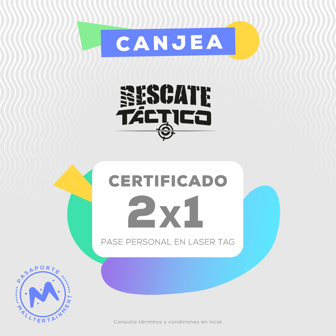 2x1 en Laser Tag*